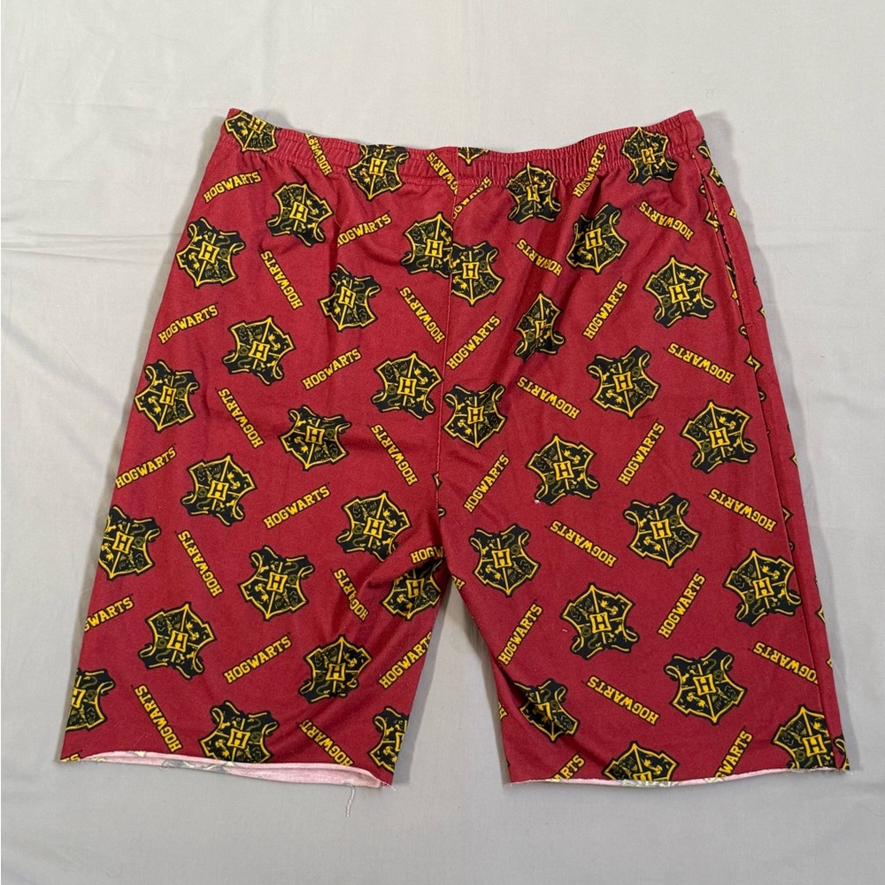 Harry Potter Wizard In‎ World Cutoff Hogwarts Pajama Shorts Size XXL